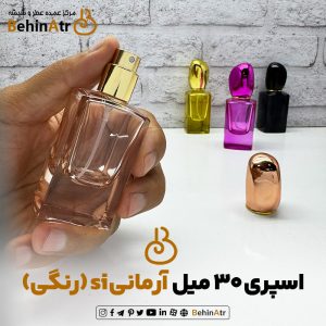 ظرف اسپری عطر 30 میل آرمانی اس آی SI (رنگی)